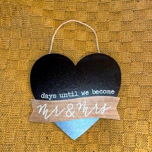 Hanging countdown sign💜